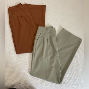 Shinestar wide leg trouser pants